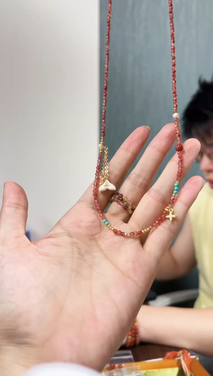 贝壳手串/手链丫丫鱼尾锁骨链
