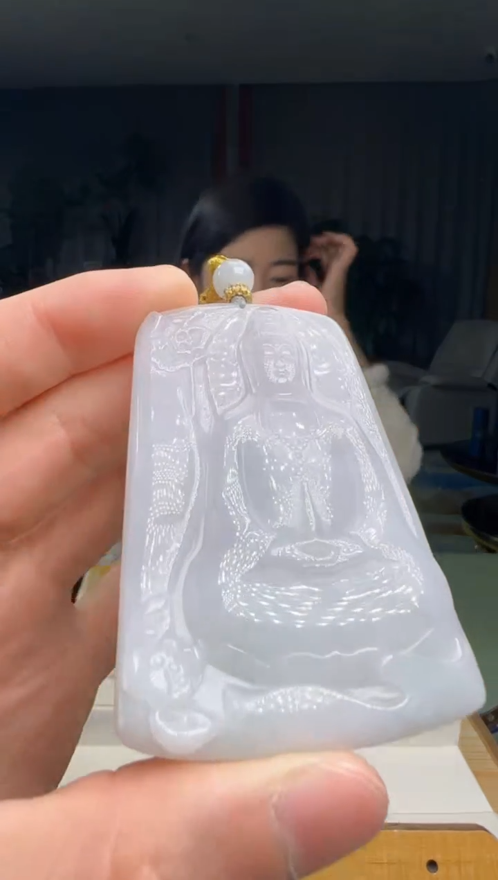 【闪购商品】翡翠吊坠(不含链)未镶嵌DY@@960Q3J06761