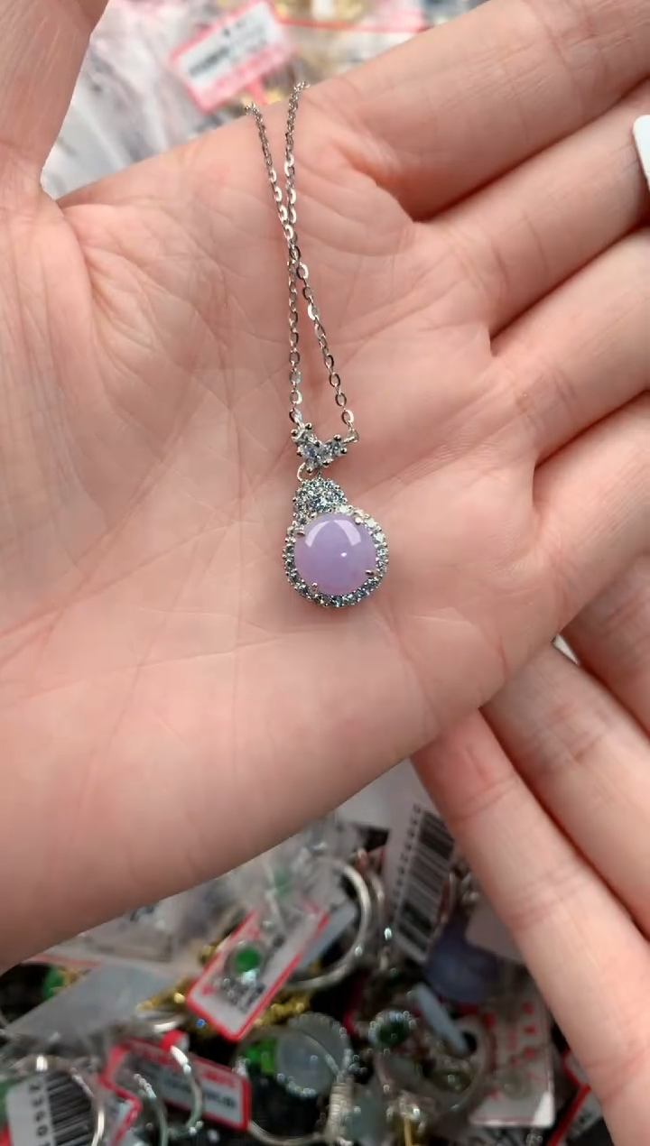 银S925镶嵌戒指翡翠3333----7