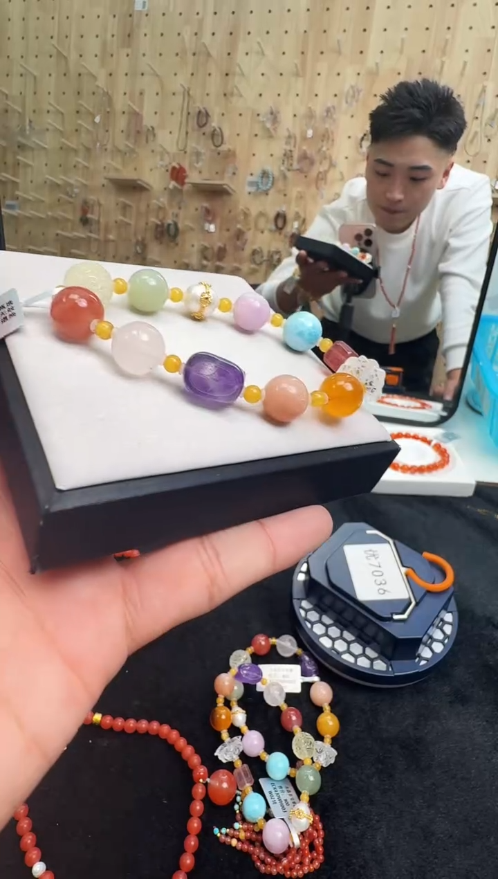 未镶嵌手链水晶村0231 约11mm 多样性发一件