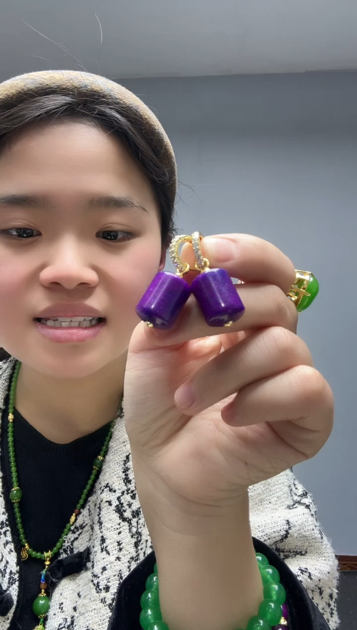 苏纪石（舒俱来）14K金镶嵌颈饰大圆珠宝高货颈饰