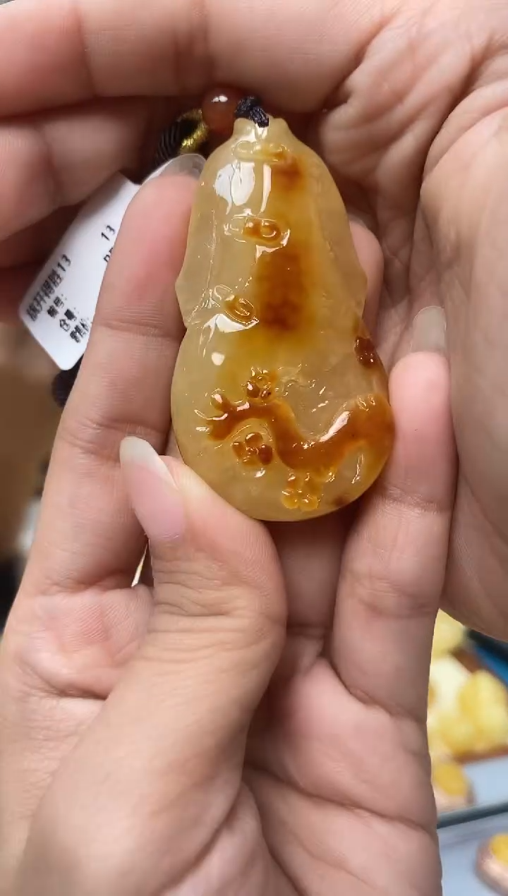 【闪购商品】琥珀裸石未镶嵌天然琥珀蜜蜡旗开得胜