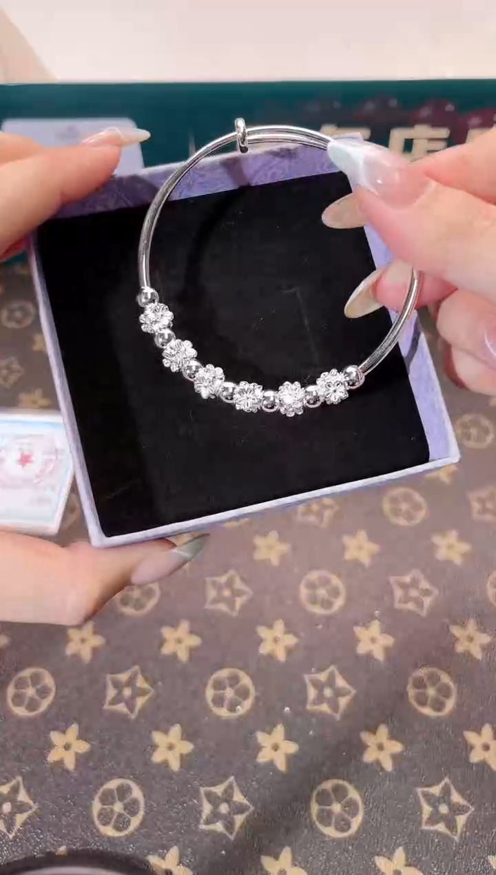 银制精品手镯—-017