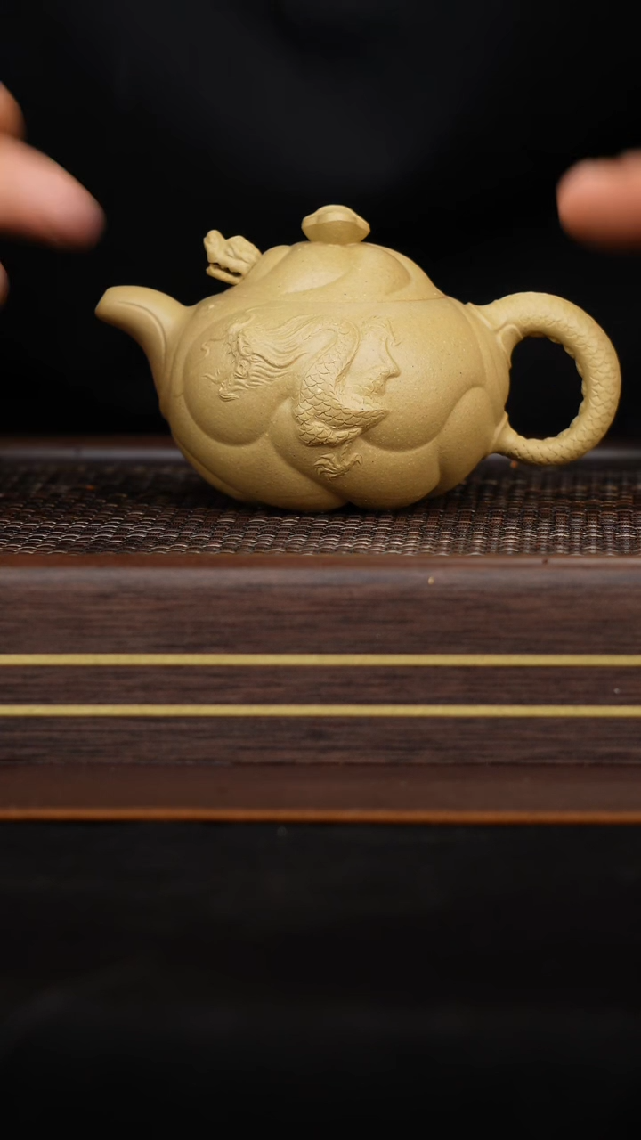 【闪购商品】原矿无添加大水潭梨皮本绿全手鱼化龙200