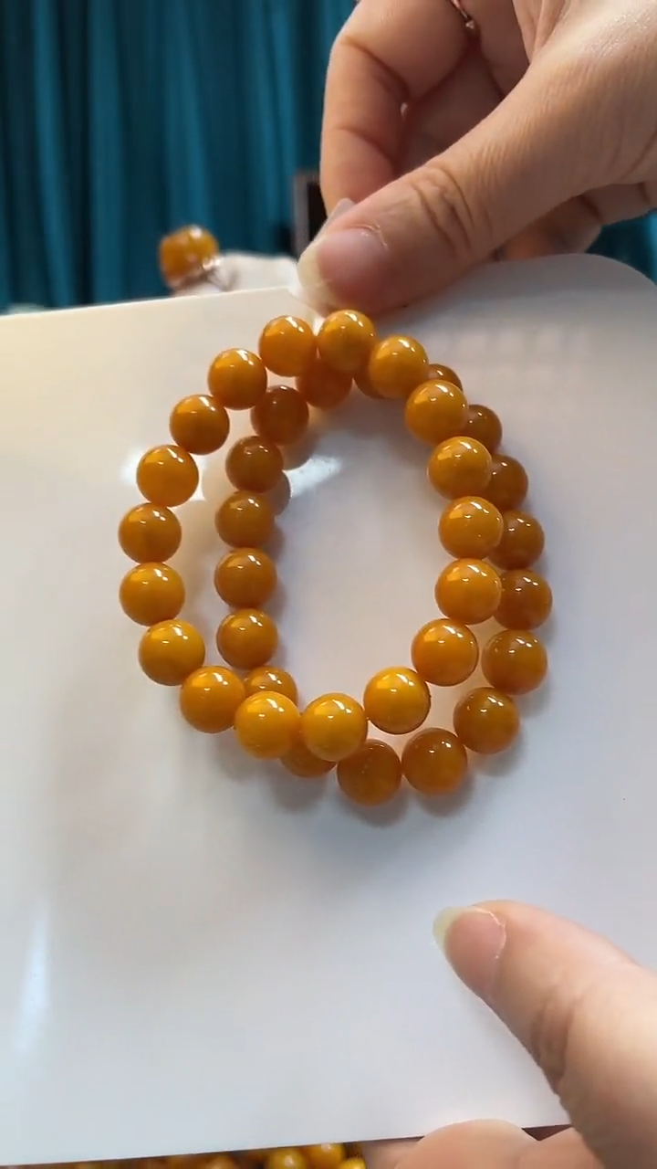 未镶嵌琥珀手串蜜蜡圆珠手串（多样性只发其一）