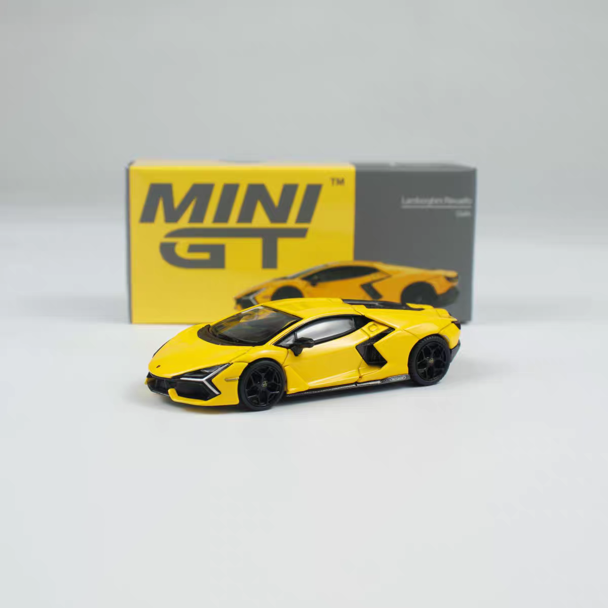 MINI GT 1:64 兰博基尼 雷文顿Revuelto Giallo 886#合金汽车模型