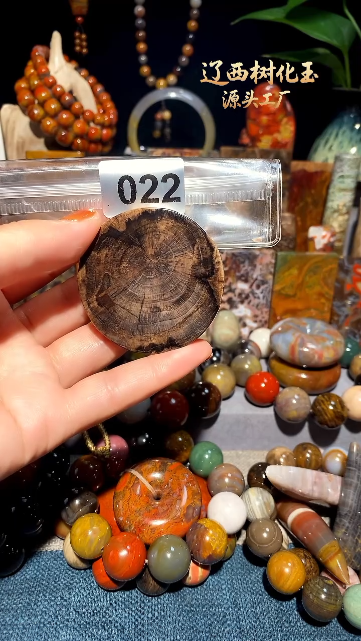 未镶嵌-硅化玉天然北票硅化玉吊坠