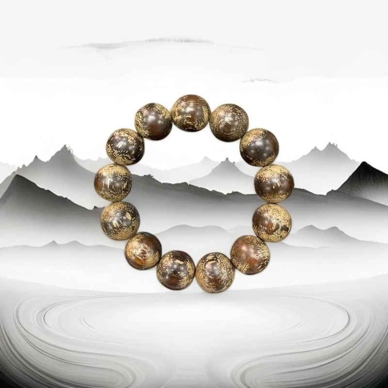 A439越南红土沉香木串18mm