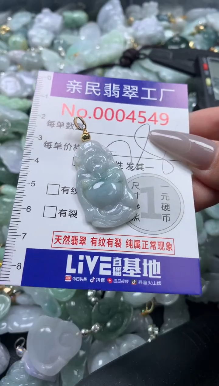 颈饰未镶嵌翡翠4549