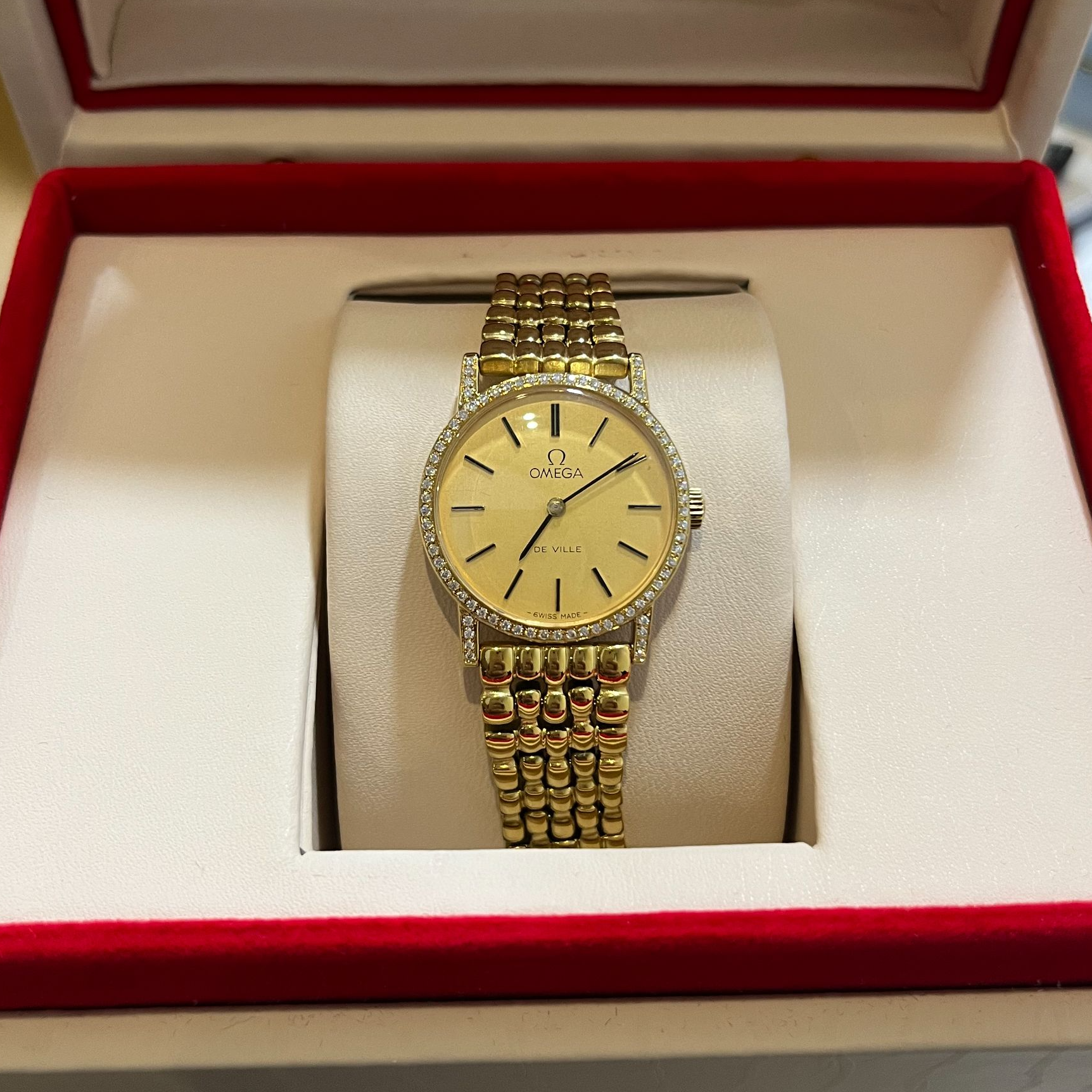 95新 Omega/欧米茄 25mm手动机械表YTS3474碟飞后钻瑞士名表