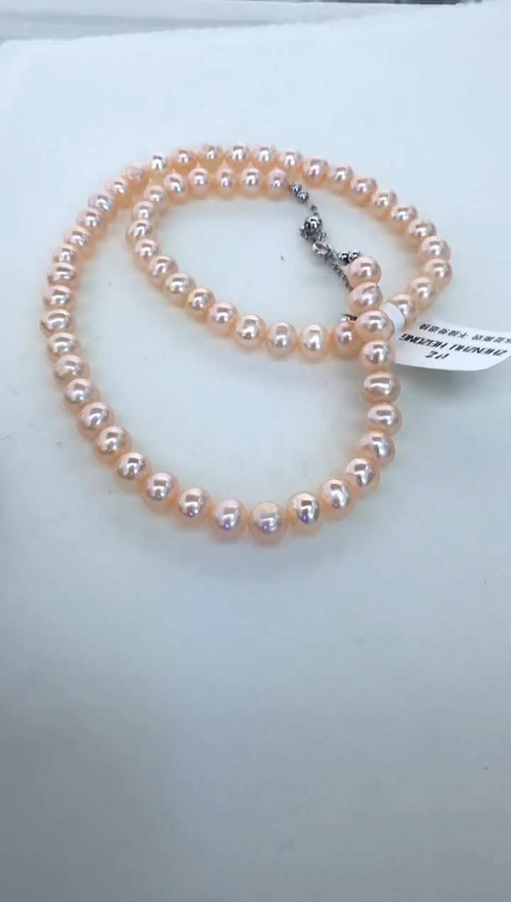 【闪购商品】淡水珍珠颈饰银S925镶嵌项链