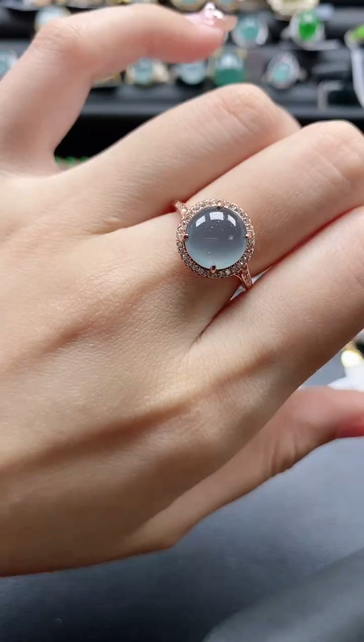 【闪购商品】翡翠戒指银S925镶嵌1111-