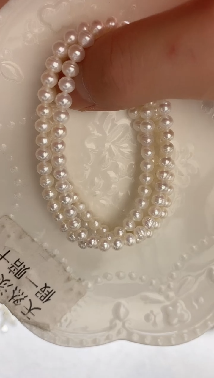 未镶嵌手链淡水珍珠5mm珍珠手链