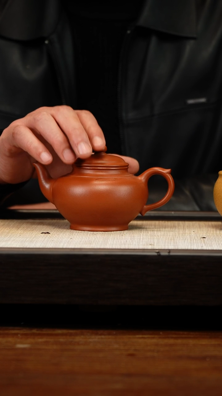 茶壶紫砂朱泥全手笑樱