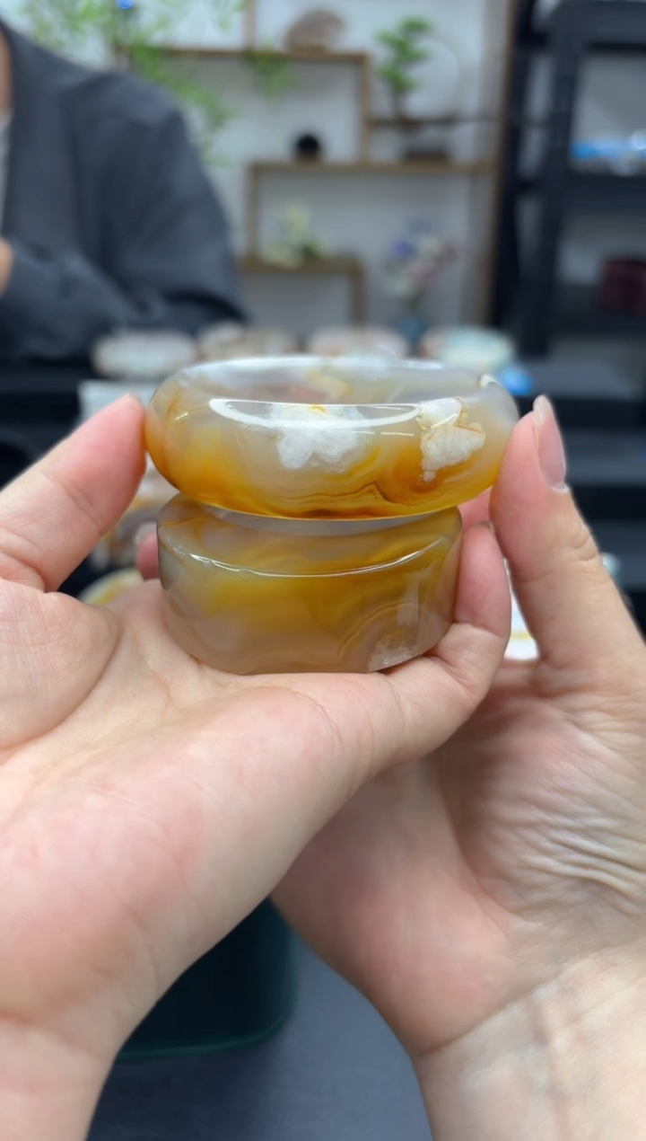 【闪购商品】石英质玉手镯未镶嵌C462(57圈赠送镯心)