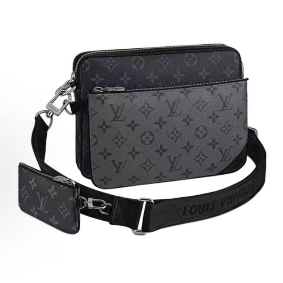 99新 LouisVuitton/路易威登 LV老花三合一斜跨包/D117