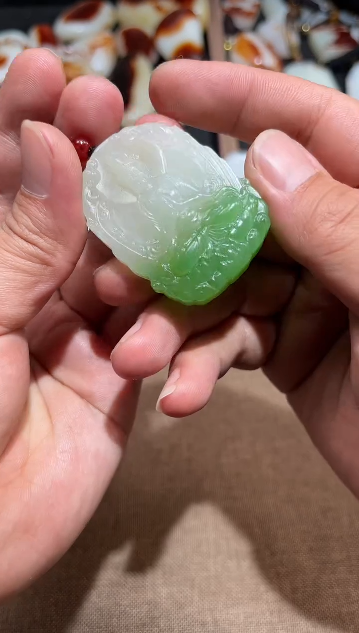 颈饰未镶嵌和田玉（子料）YL-DS-12.2-25