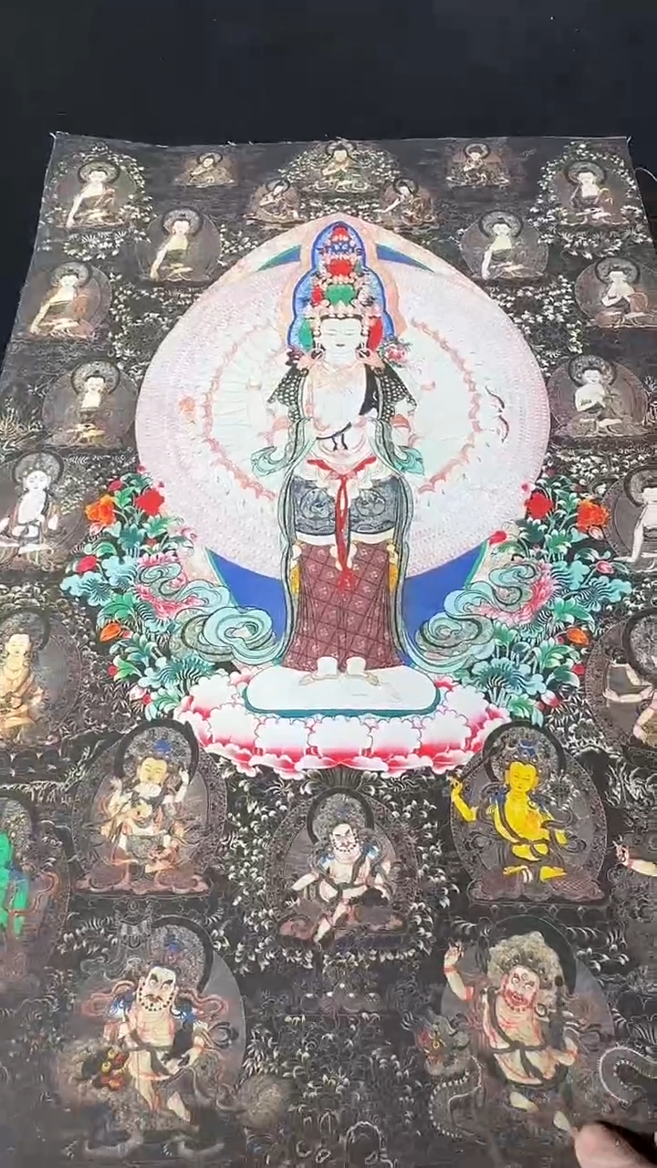 卷轴画藏式珍藏彩绘艺术馆6518