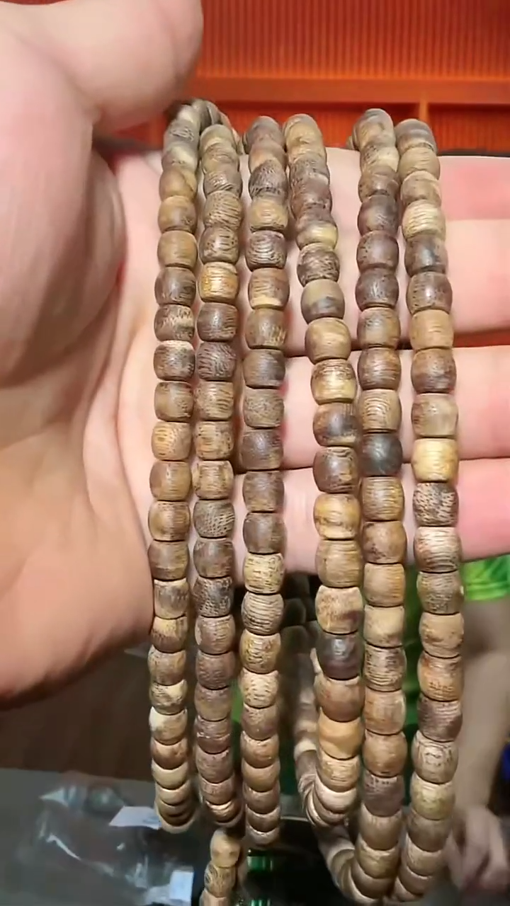 沉香手串a123长串红土0.6多样性发一