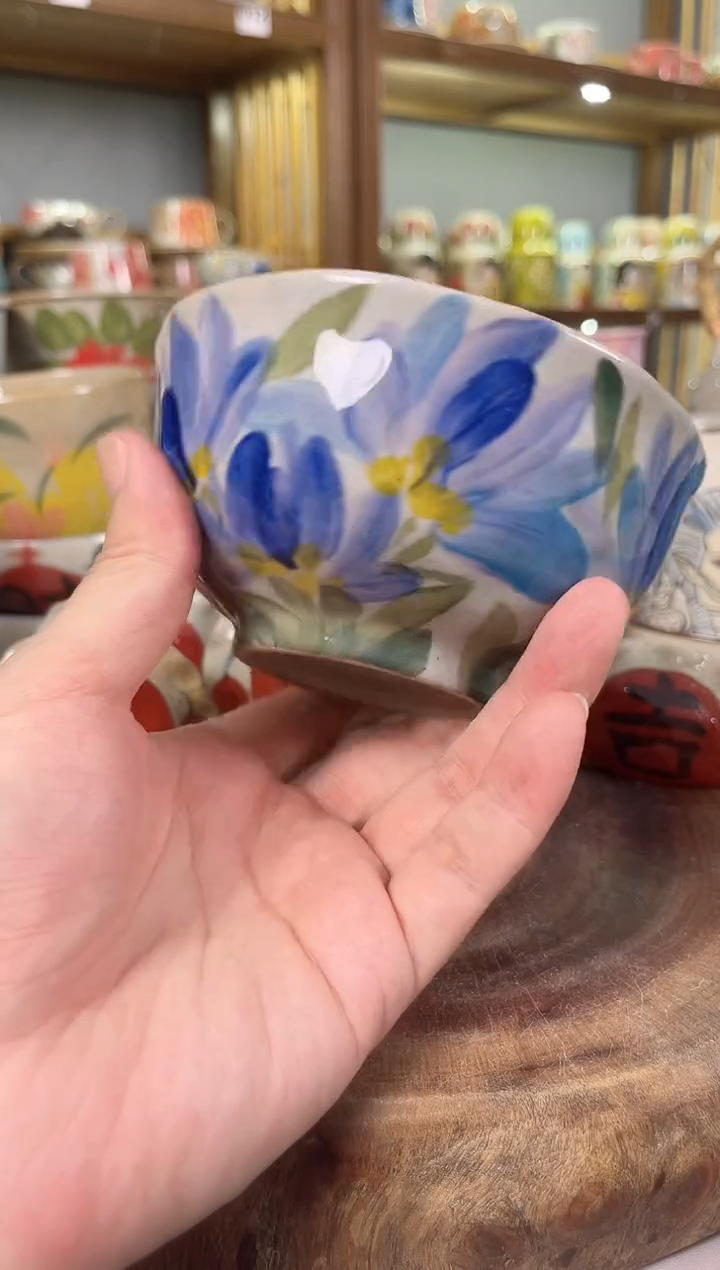 瓷片手绘高温釉下彩陶瓷