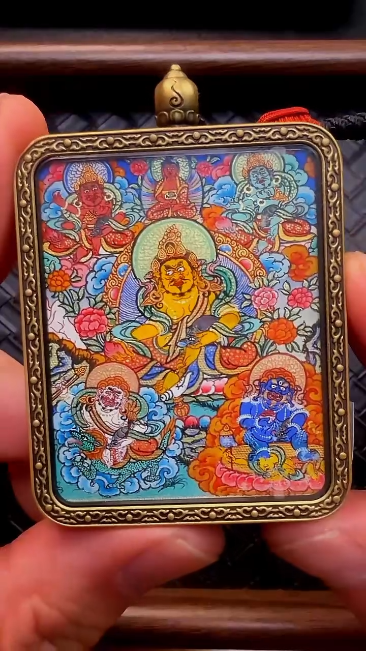 吊坠嘴哥严选——1123五路财神唐卡