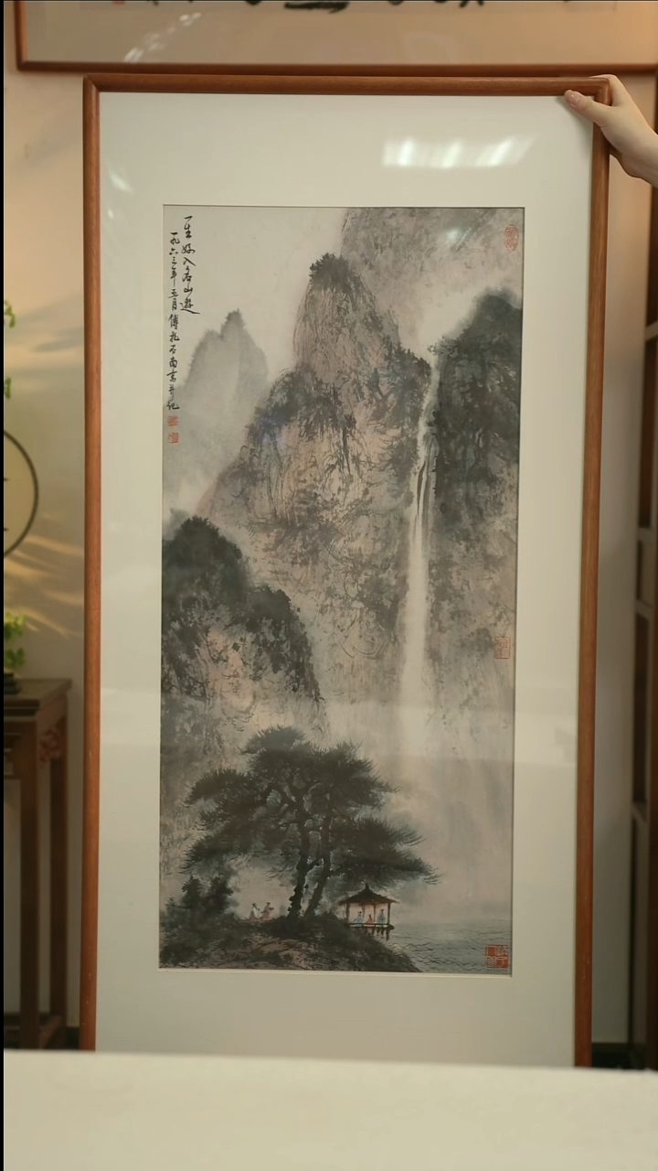 国画心*力傅老师 山水画三尺hk