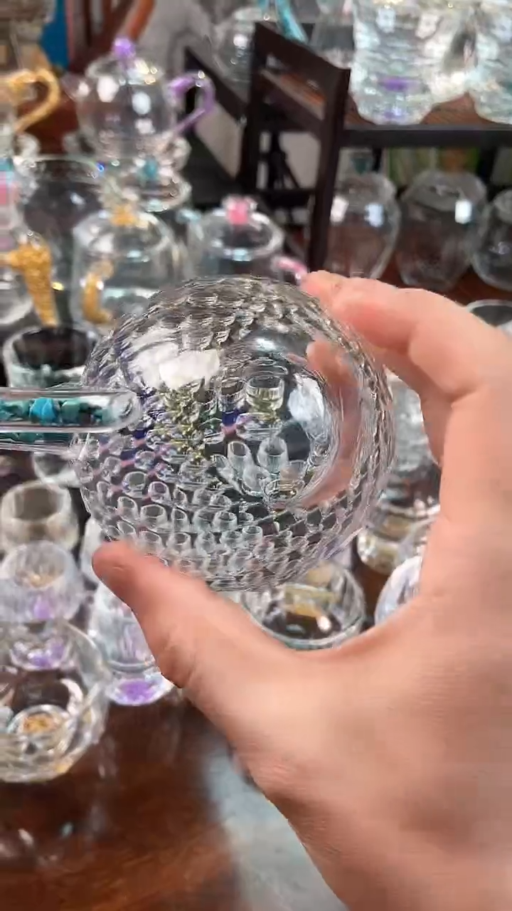 【闪购商品】玺宴新款水晶100毫升咖啡杯绿松石