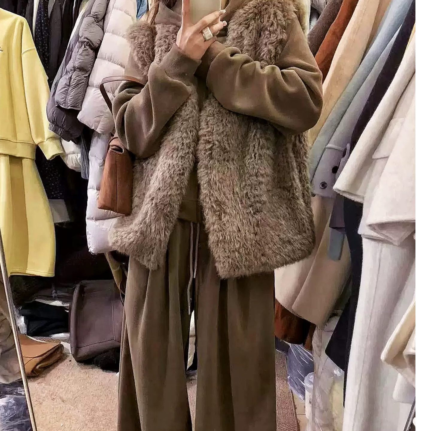 【冯七七】70款韩系轻绒绒保暖三件套