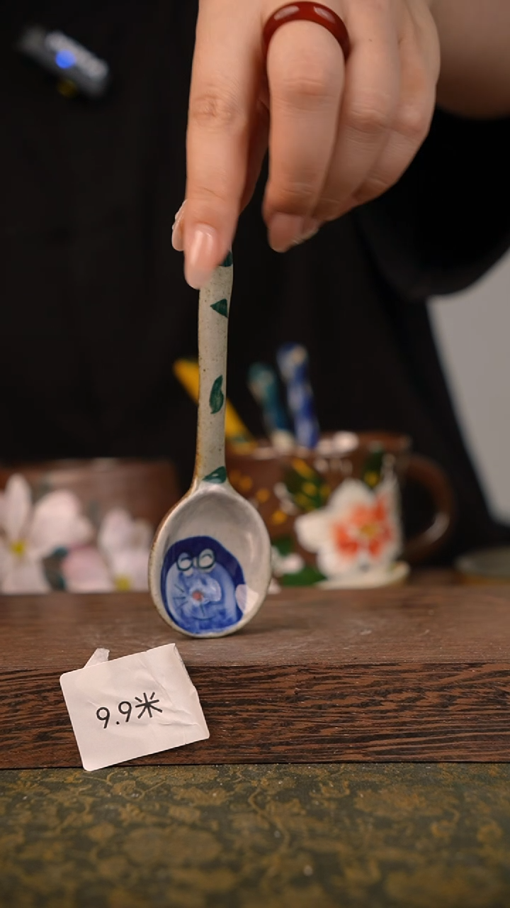 摆件泥垚手作 景德镇手工手绘器物