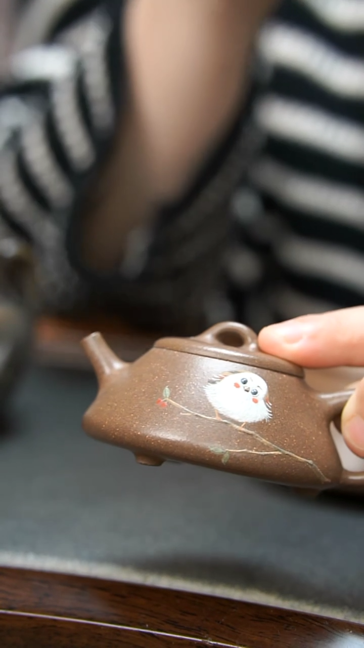 【闪购商品】紫砂茶壶肥啾大石瓢壶120cc