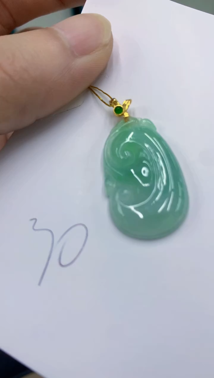 颈饰未镶嵌翡翠翡翠