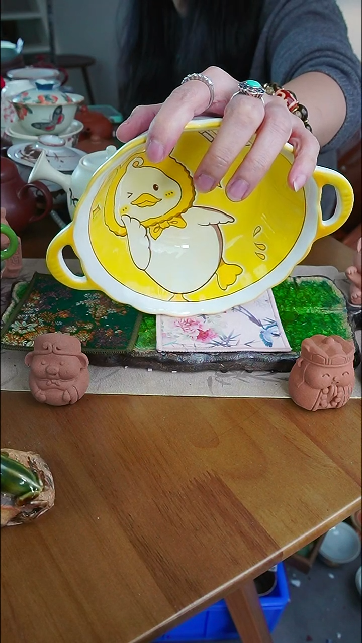 【茶瓷物语】小鸭汤碗