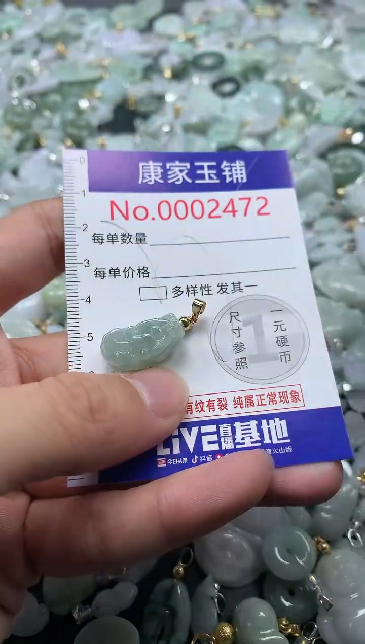 颈饰未镶嵌翡翠2472
