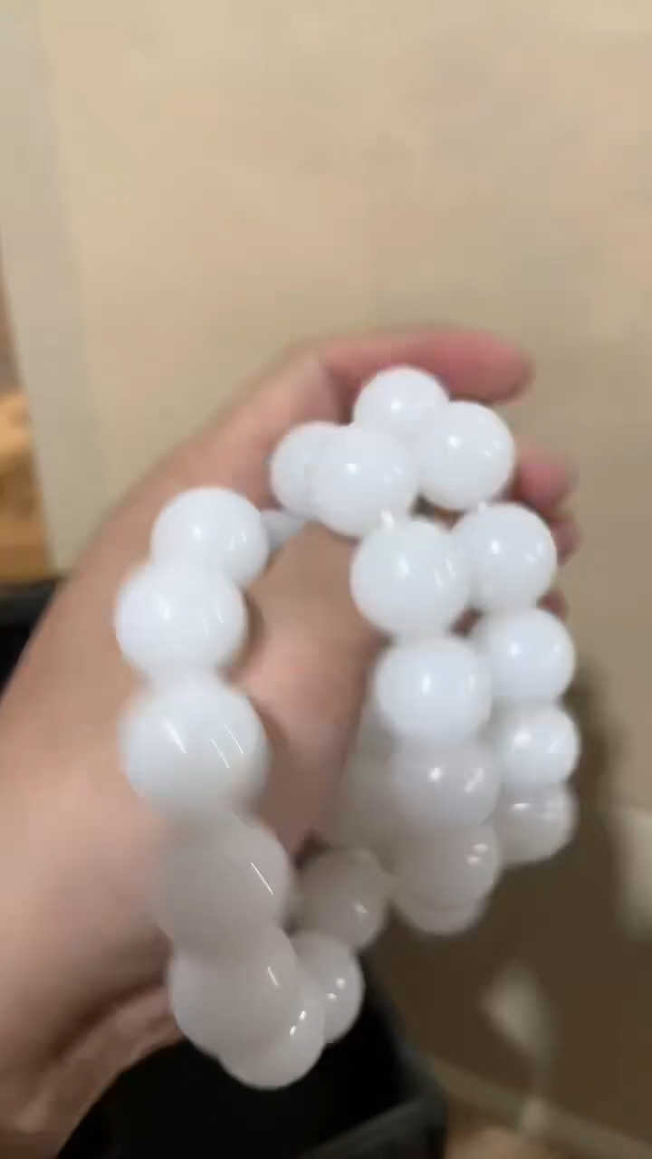 【闪购商品】和田玉手串未镶嵌小白园手串