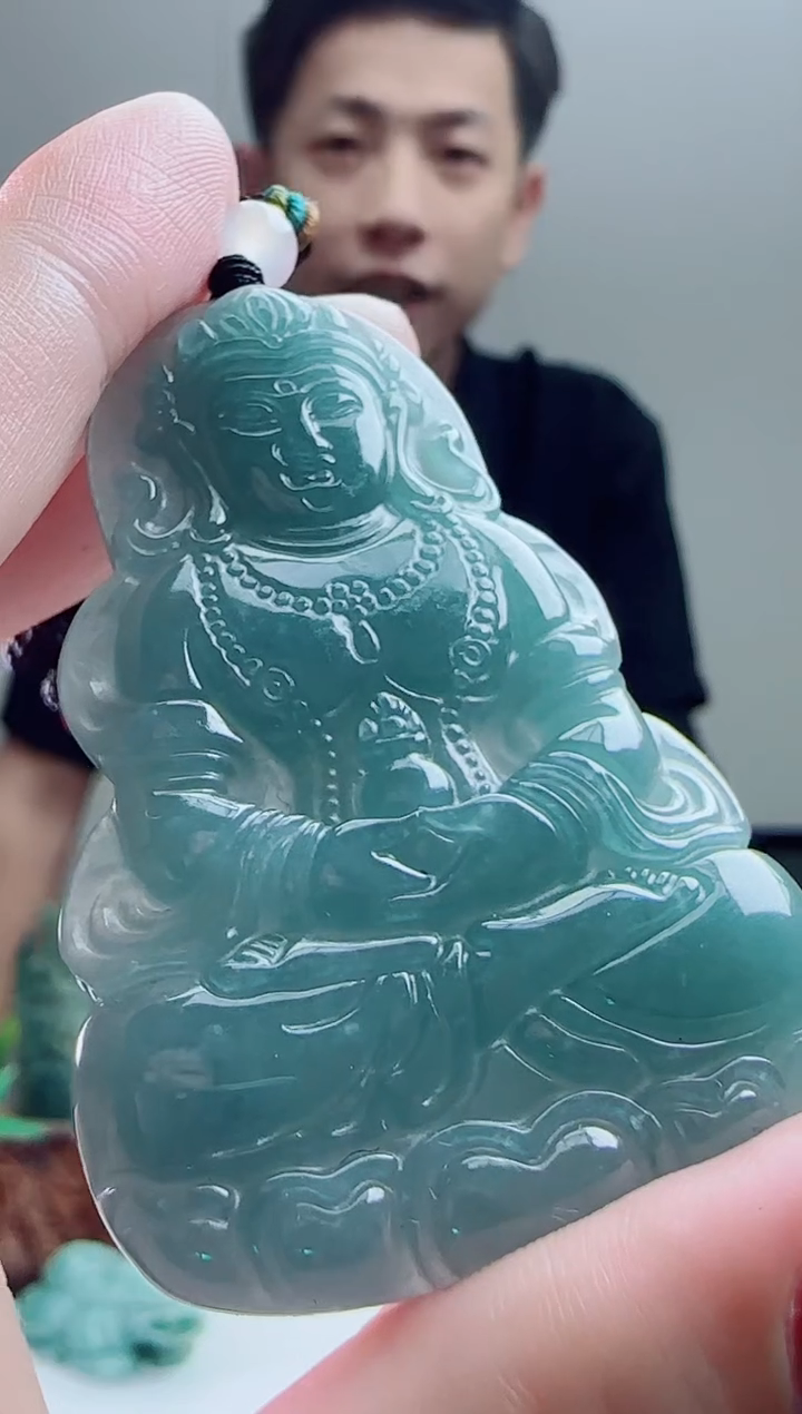 颈饰未镶嵌翡翠天然A货翡翠  多样性发其一