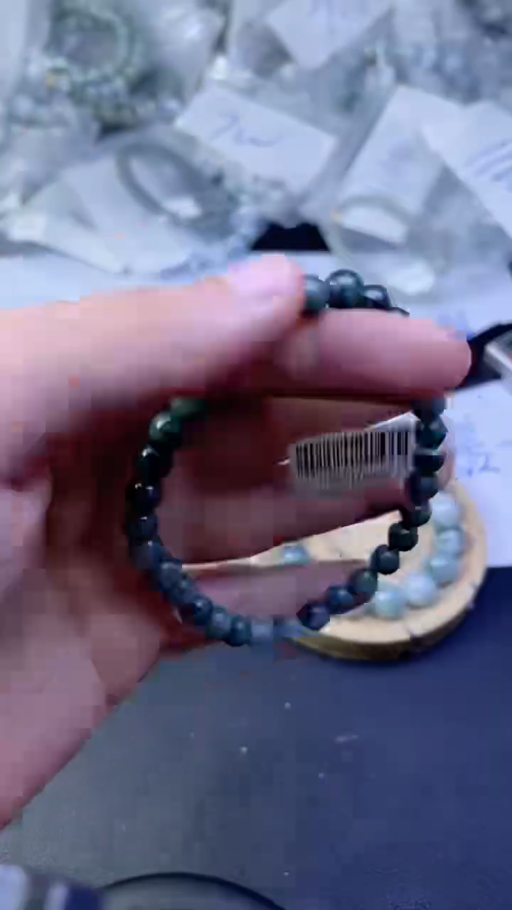 未镶嵌定制翡翠珠串