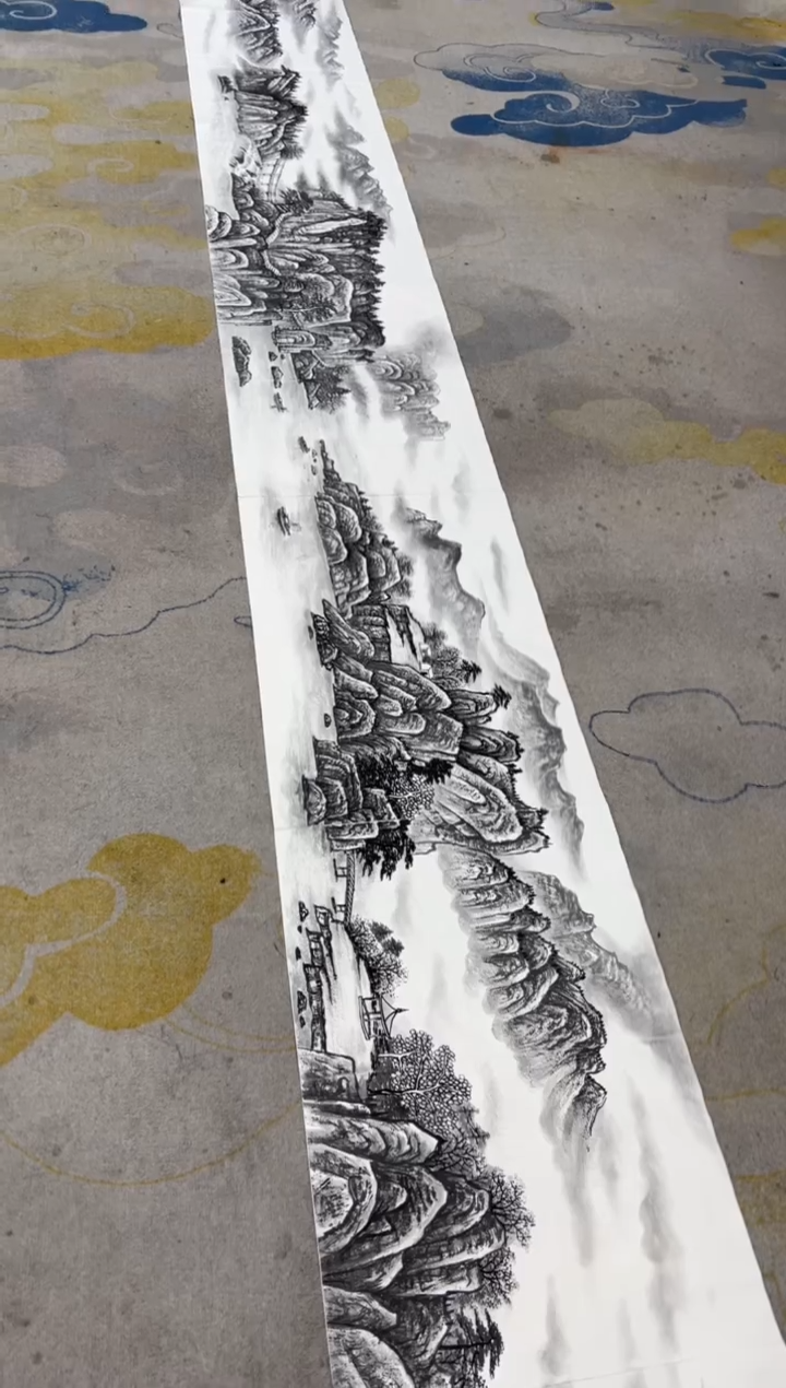 【闪购商品】国画2.16-王夫怀-9米册页-065