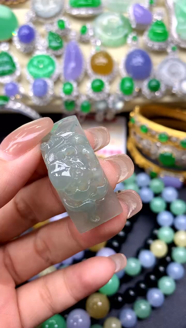 颈饰未镶嵌翡翠46-中国好珍宝