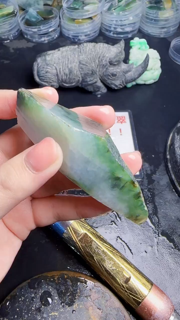 未镶嵌挂件翡翠壹天然翡翠042