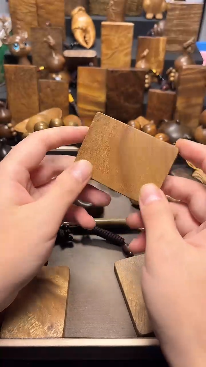 【闪购商品】楠木（金丝楠）把件无事牌6