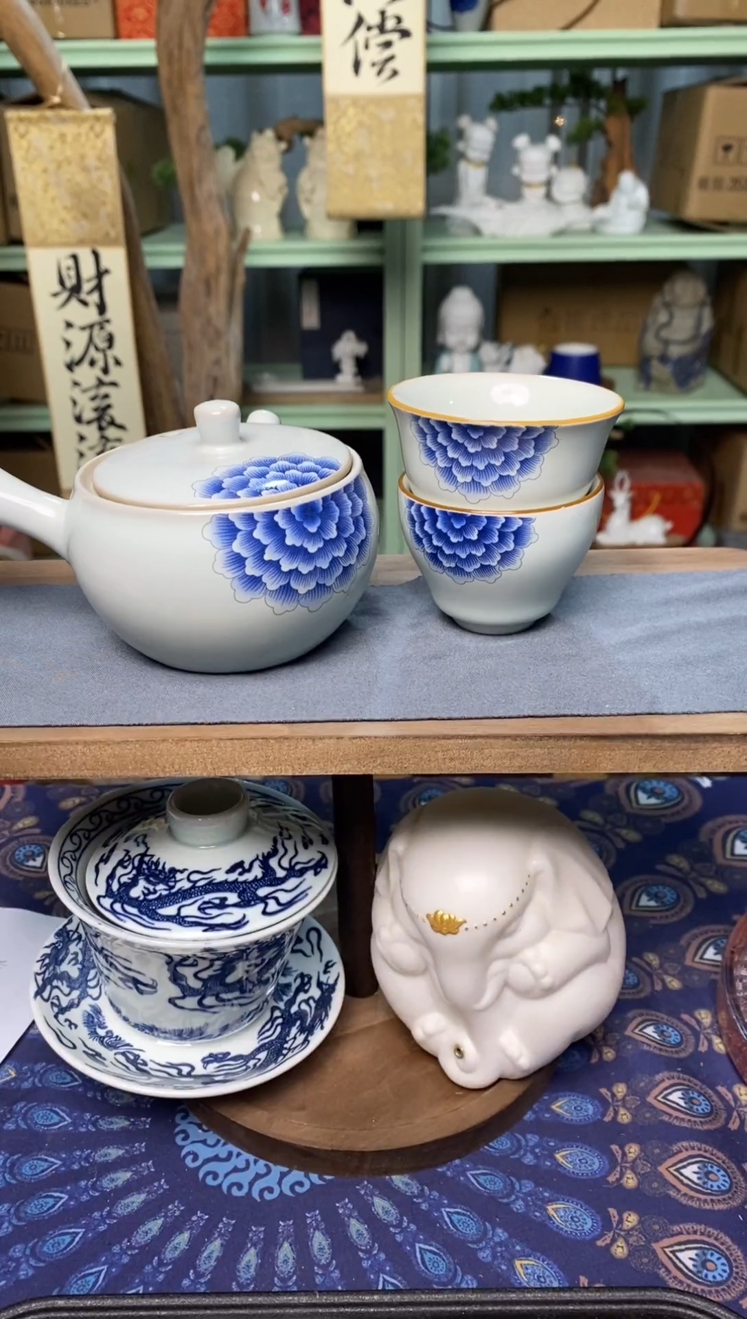 【闪购商品】盖碗赢鱼优选陶瓷陶瓷陶瓷陶瓷