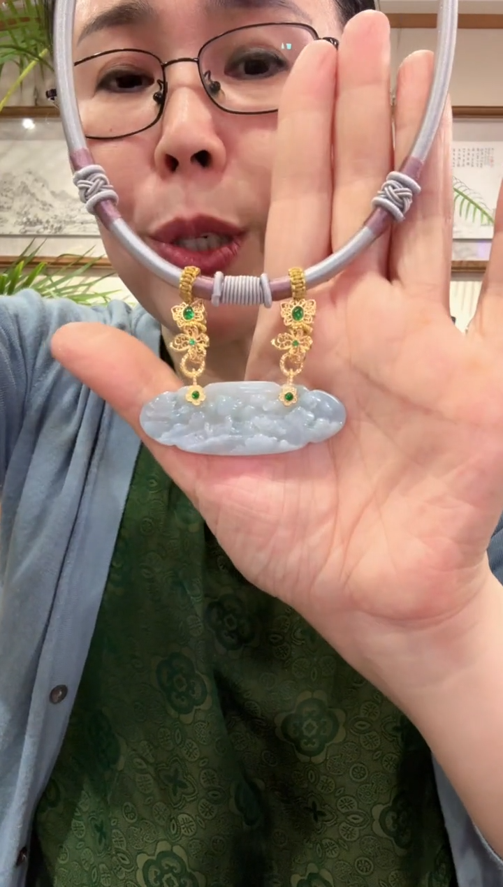 【闪购商品】翡翠颈饰未镶嵌国风