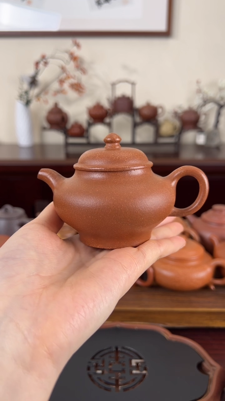 【闪购商品】紫砂茶壶黄降坡掇只130CC