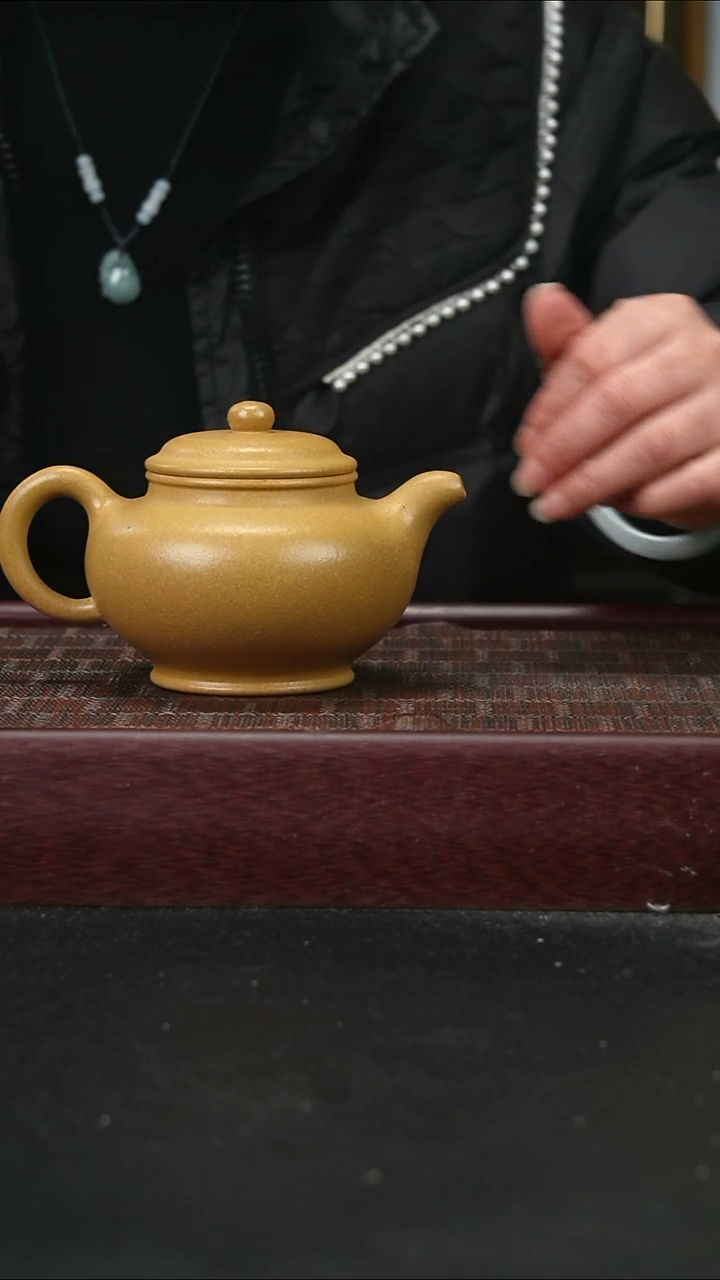 茶壶紫砂lzx黄金段掇只300cc