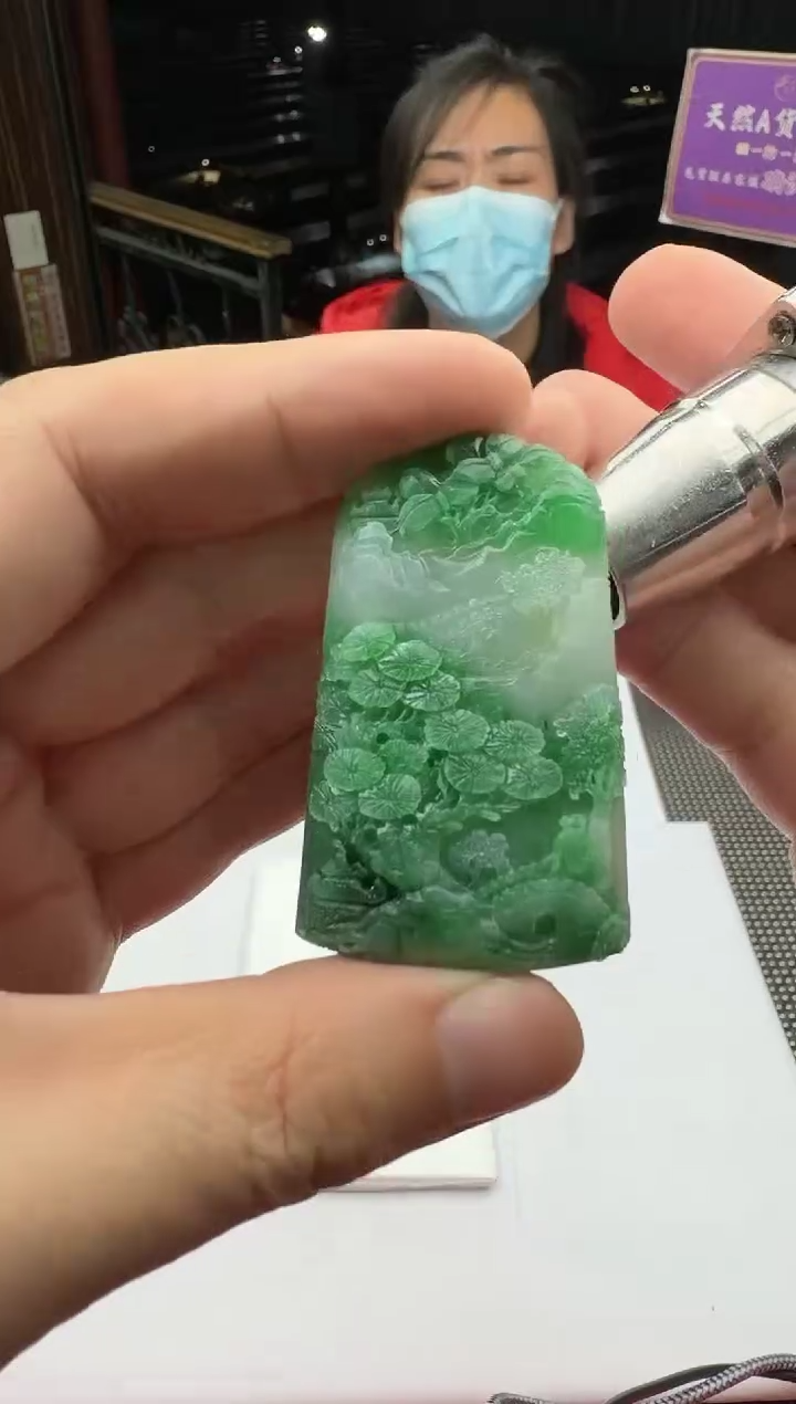 未镶嵌定制翡翠一**鹄--018645