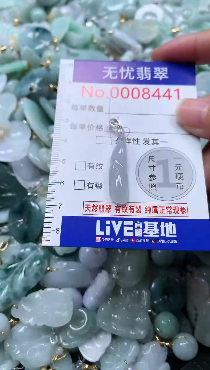 颈饰未镶嵌翡翠8441