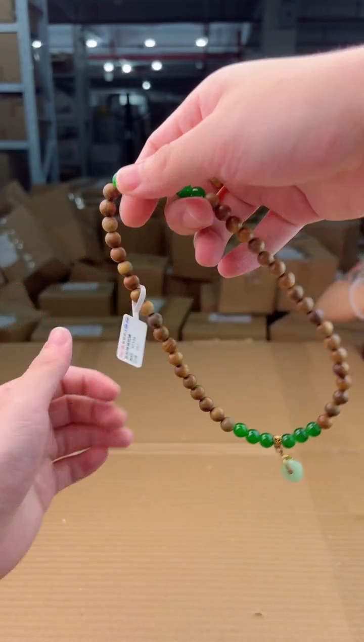 禧一文玩木作类材质手串无礼盒