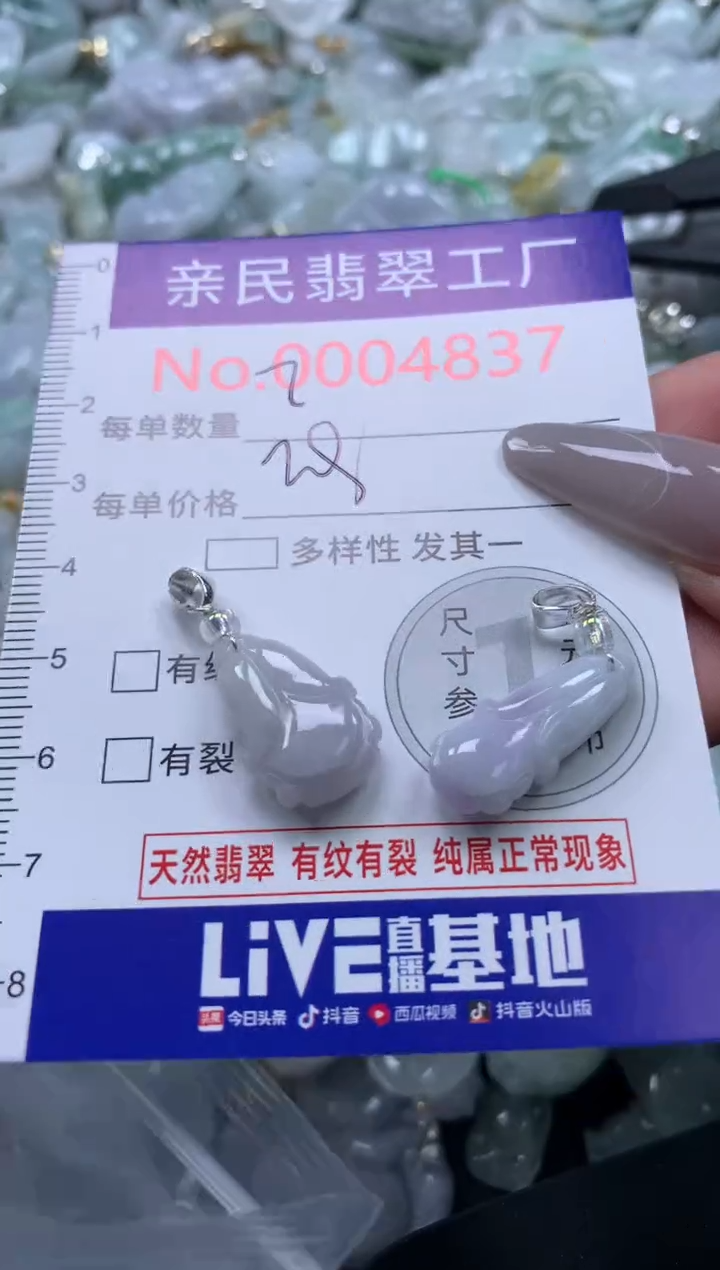 颈饰未镶嵌翡翠4837