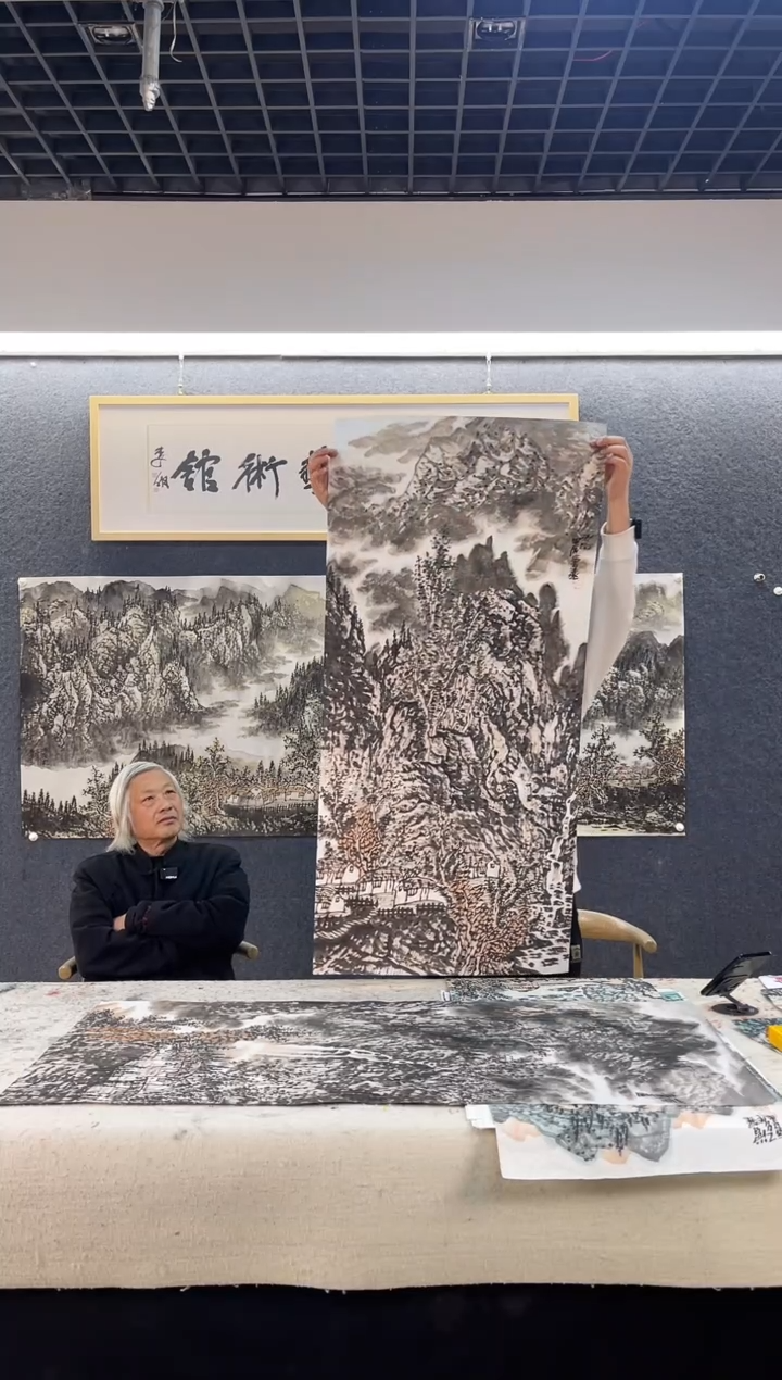 国画徐会Y58*118山水