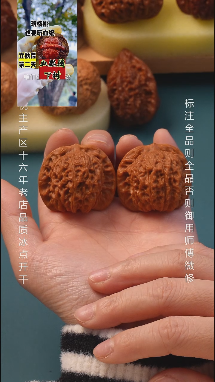 把件文玩核桃40血麒麟 6号